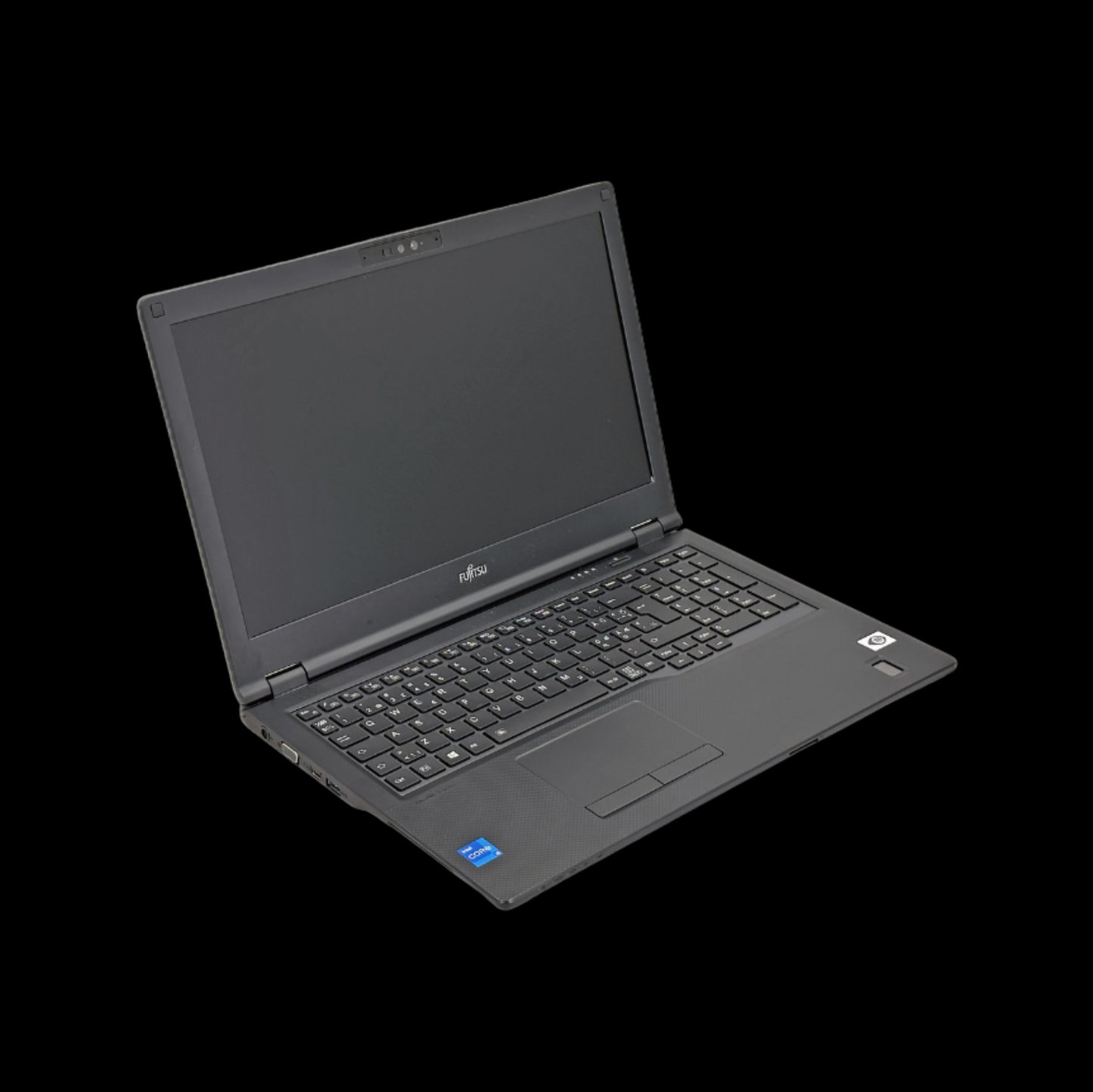 Fujitsu Lifebook E5511 käytetty kannettava tietokone vasemmalta