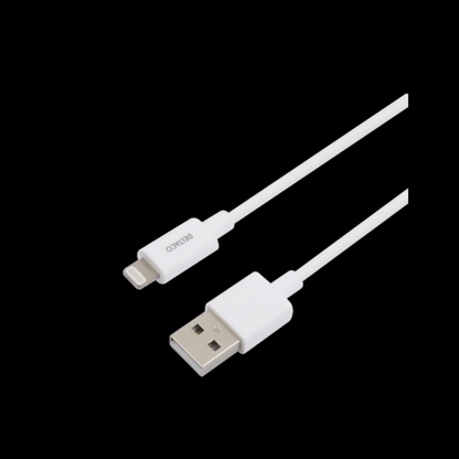 Deltaco USB-A to Lightning kaapeli 1m