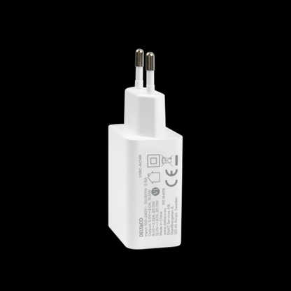 Deltaco USB-C PD seinälaturi ja kaapeli USBC-AC146
