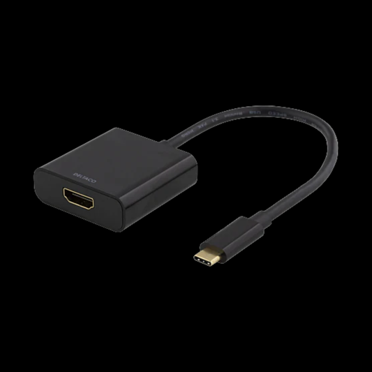 Deltaco USB-C to HDMI adapteri