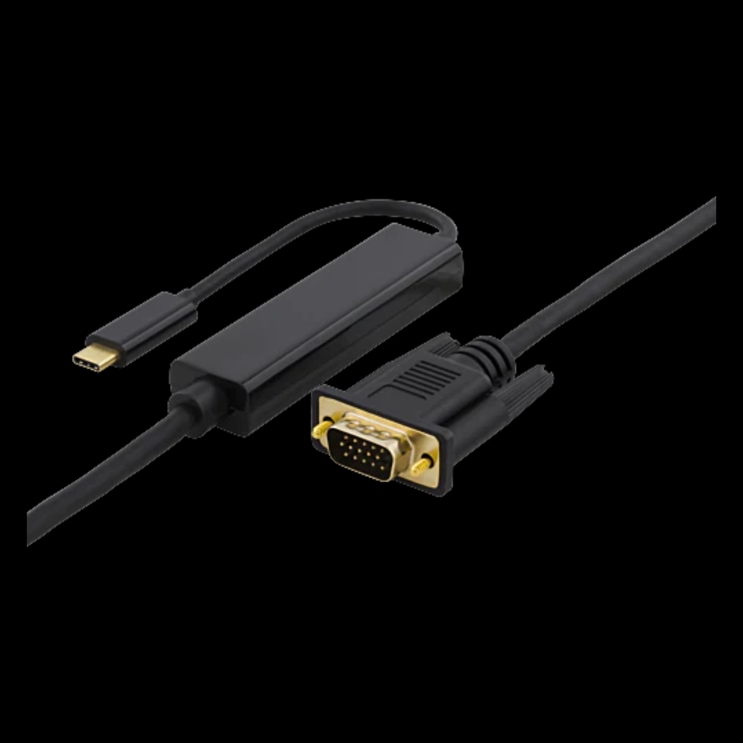 Deltaco USB-C to VGA adapteri