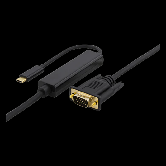 Deltaco USB-C to VGA adapteri