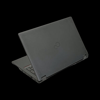 Fujitsu Lifebook E5510 käytetty kannettava tietokone takaa