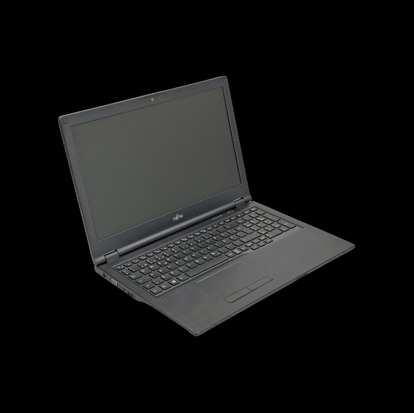 Fujitsu Lifebook E5510 käytetty kannettava tietokone vasemmalta