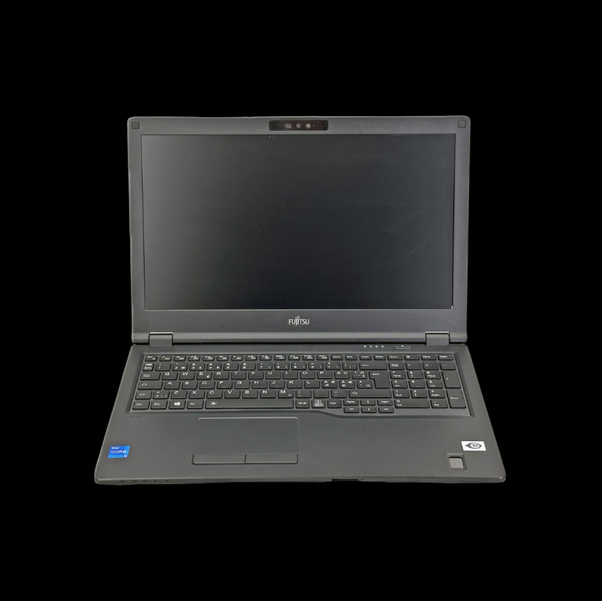 Fujitsu Lifebook E5511 käytetty kannettava tietokone edestä