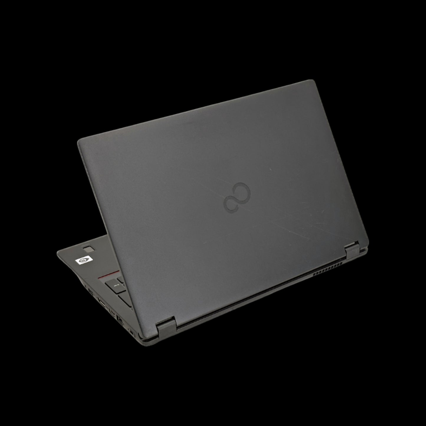 Fujitsu Lifebook E5511 käytetty kannettava tietokone takaa