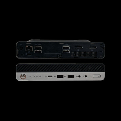 HP EliteDesk 705 G4 mini pöytätietokone liitännät