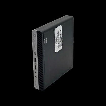 HP EliteDesk 705 G5 mini pöytätietokone oikealta