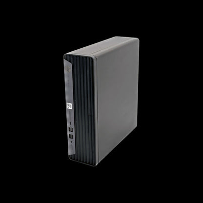 HP EliteDesk 800 G6 SFF pöytätietokone oikealta kuvattuna