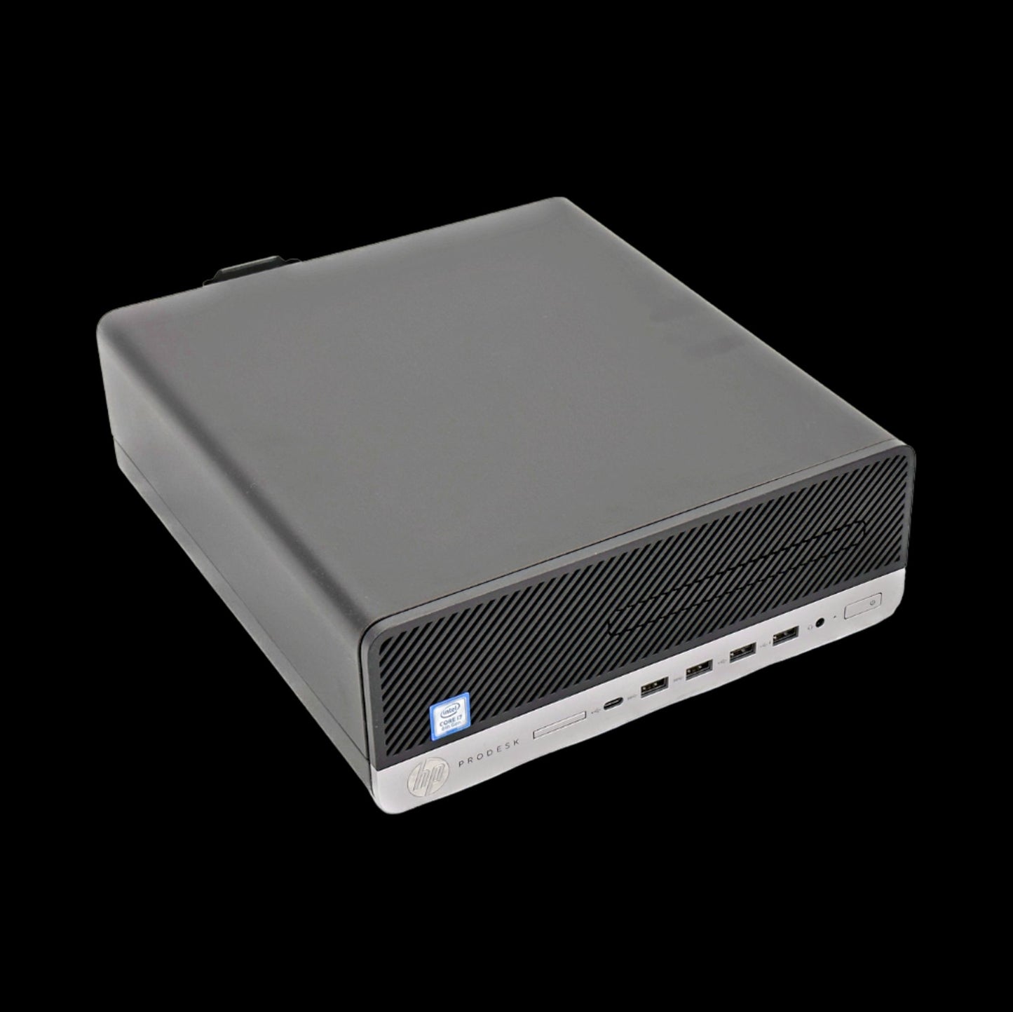 HP ProDesk 600 G5 SFF pöytätietokone yläviistosta