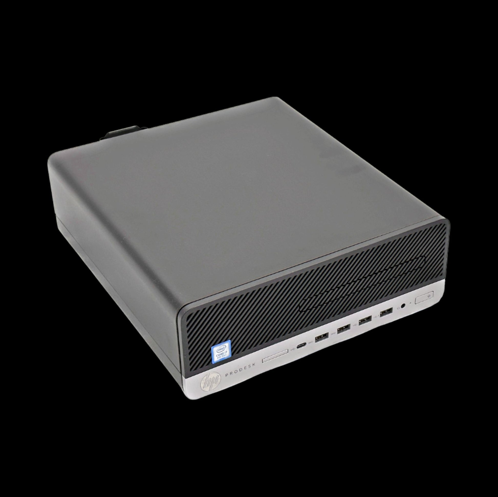 HP ProDesk 600 G5 SFF pöytätietokone yläviistosta
