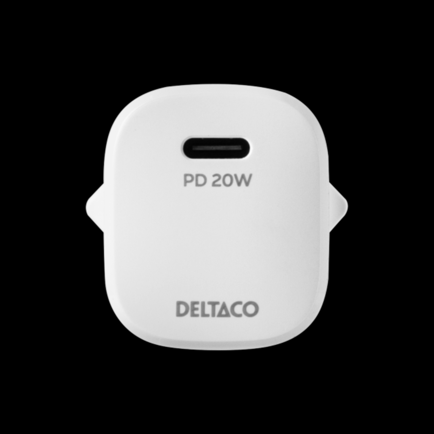 Deltaco USB-C seinälaturi Lightning kaapelilla