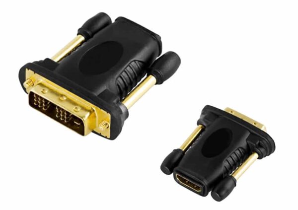 Deltaco DVI-D - HDMI adapteri